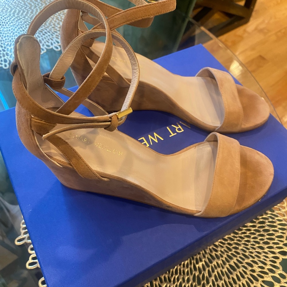 Stuart Weitzman Nude Sandals